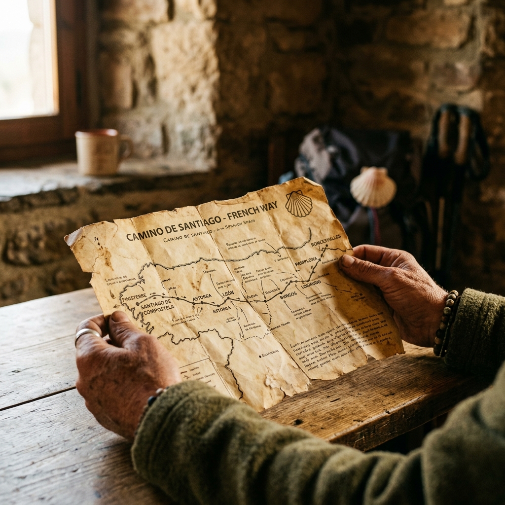 Mapa del Camino